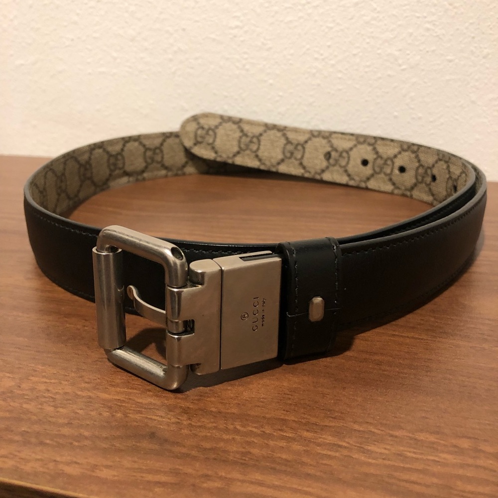Gucci men’s reversible belt size 40